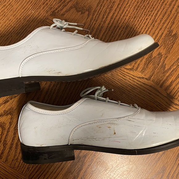 Baby Blue "Dumb and Dumber" novelty Tuxedo Shoes SIZE M (Size 8-9)  pre-owned - Picture 7 of 8